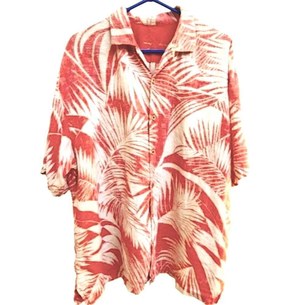Tommy Bahama Short Sleeve Linen Shirt XXL